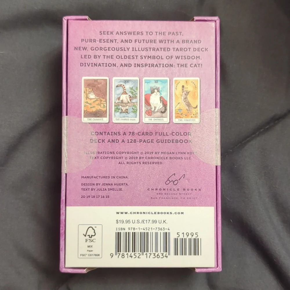 Cat Tarot - Cards & Book - NEW! 🔮 - Picture 3 of 4